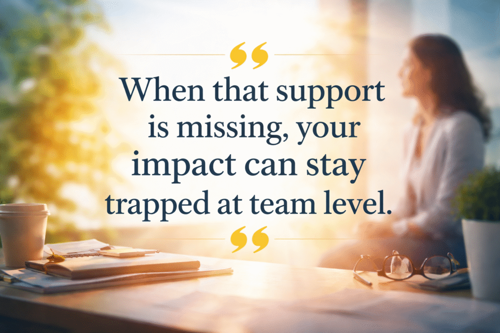 The Mattering Effect | 7 Powerful Reasons You Feel Invisible at Work And How to Change It 7-reasons-you-feel-invisible-at-work-and-how-to-change-it-quote: When that support is missing, your impact can stay trapped at team level