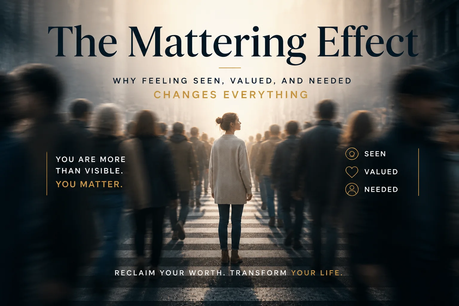 What is The Mattering Effect - illustration of feeling seen, valued, and needed in everyday life